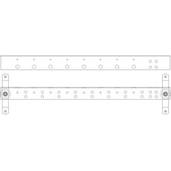 1/8 "x 4" x 28" Tin Bent Ground Bar