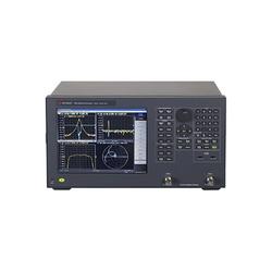 LF-RF network analyzer with DC bias source