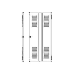 Rack Cabinet Accessories, 41.9in H Door