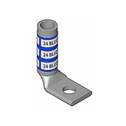 1-Hole Lug, 90 Deg Long Barrel, 8 AWG, 1/4in Bolt