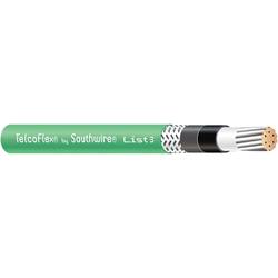 TelcoFlex III Cable, 6 AWG, Green