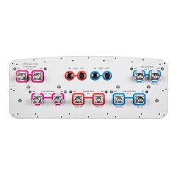 2x 698 - 896, 4x 1695 - 2200, 4x 3100 - 4200 MHz Sector Antenna with 10x 4.3-10 Female Connectors, 45 Deg HPBW