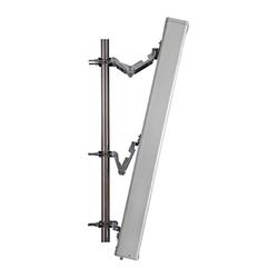 2x 698 - 896, 4x 1695 - 2200, 4x 3100 - 4200 MHz Sector Antenna with 10x 4.3-10 Female Connectors