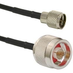 3 ft RG-58 Cable Assembly with Mini-UHF Male - N Male Connectors