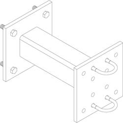 16" Single Pipe Support Arm