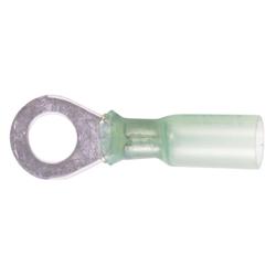 Ring Term. Heatshrink16-14 gauge,1/4" stud/100 pk