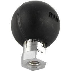 1 in Rubber Ball Base with 1/4 in-20 Hex Hole