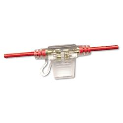 ATC FUSE HOLDER 8GA Clear Red