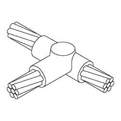 Tee Connection, 2/0 Stranded, Heavy Duty