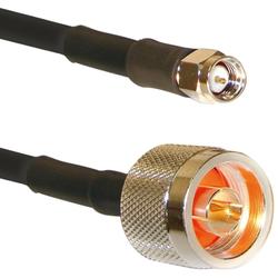 6 ft LMR®-195 Cable Assembly with N Male - SMA Male Connectors