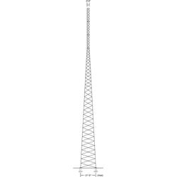 S3TL Series VL 165ft/110mph Self-Supporting Tower