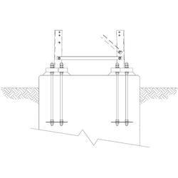 Base Feet Kit with Anchor Bolts - Fits Section #3