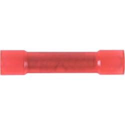 Nylon Butt Connector in Red, #22 - 18 AWG, 500 Pack