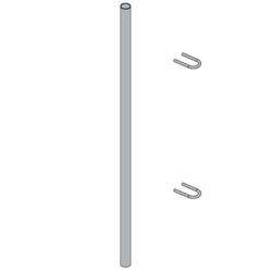 S3A-LDA 2-3/8" O.D. x 12' Pipe Mount Kit