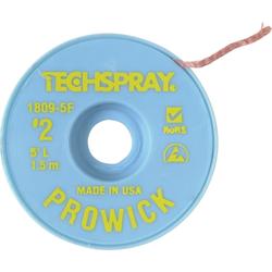 Solder Wick Size 2; .060"W x 5'L; Yellow