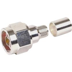 N Male Connector for TWS-400 Cable with Captivated Center Pin