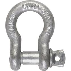 1" Screw Pin Anchor Shackle, Galvanized Steel