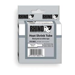 Heat shrink label tape,1/4" x 5', DYMO/ 1 each