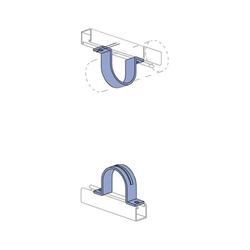 Strut Pipe Clamp for 2" Conduit
