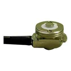 0 MHz - 6.0 GHz 3/4 in Hole Permanent Mount with 17 ft Pro-Flex™ Plus 195 and Loose TNC Male Connector