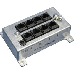 Quad Port 802.3af Compatible PoE Passive Injector