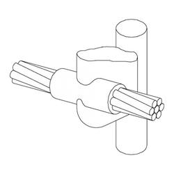 #2 Stranded to 1/2" Ground Rod