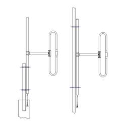 138-174 Exposed Dipole Qtr Wave-Heavy Duty