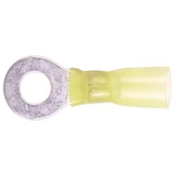 Ring Term. Heatshrink12-10 gauge,1/4" stud/100 pk