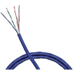 23AWG Cat6 UTP Plenum - 1000ft unReel box (Blue)