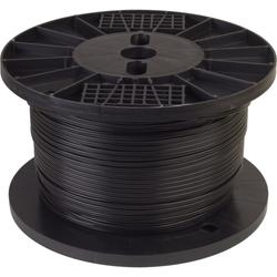18ga 2 conductor BLACK Zip Cord/1000 ft.