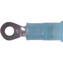 Ring Terminal,Nylon , 16-14gauge, #4 stud/100 pk