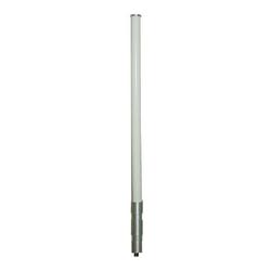 460 - 470 MHz Unity Gain Fiberglass Base Station Omni Antenna with N Male in White