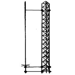 Outdoor Side Mounting Kit for 1 - 2.9 in OD Round Members, Silver