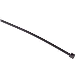 Cable Tie,7-1/2" x3/16",Black, 50 lb./ 100 pk