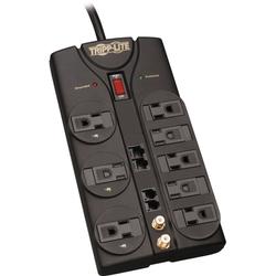 8 Outlet Surge Protector w/ RJ11, F, Ethernet