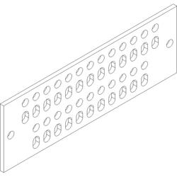 1/4"x4"x12" Ground Bar w/o hardware