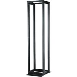 77in x 19in 36inD Dbl Equip Rack, Blk