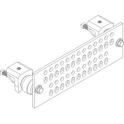 Universal Ground Bar (4"x12" ) w/ tower hardware