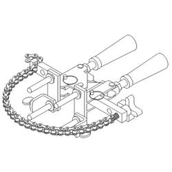 Pipe Handle with Chain
