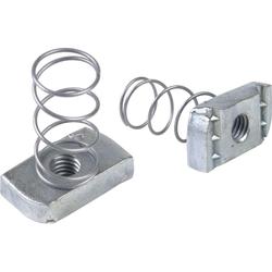 3/8in Steel Spring Nut 100 Series