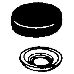 Screw cap, #10, black/250 pack