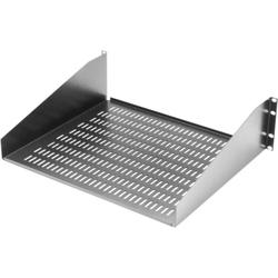 Open Rack Equipment Shelf, Non-Ventilated, 10"D