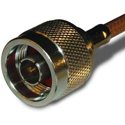 50 Ohm N Male Straight Crimp Connector