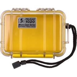 Pelican Products, Inc. - Waterproof Case,Clear/Yellow,5 3/8 x3 5/8