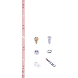 1/4" x 5/8" x 36" Vertical Mount Ground Bar