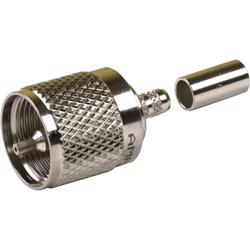 UHF Male Crimp-RG58, LMR®-195, 7806A