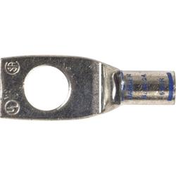 One Hole Standard Barrel Compression Lug for #6 Wire and 3/8 in Hardware
