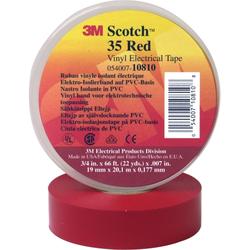 Electrical tape RED, 3/4" x 66'/ 1 roll