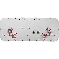 4x 694 - 960 MHz 65 Deg HPBW Sector Antenna with 4x 4.3-10 Female Connectors