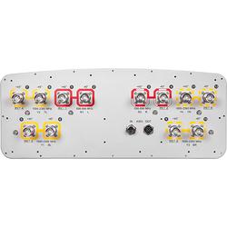 4x 698 - 896, 8x 1695 - 2360 MHz Outdoor Sector Antenna with 12x 4.3-10 Female Connectors, 45 Deg HPBW